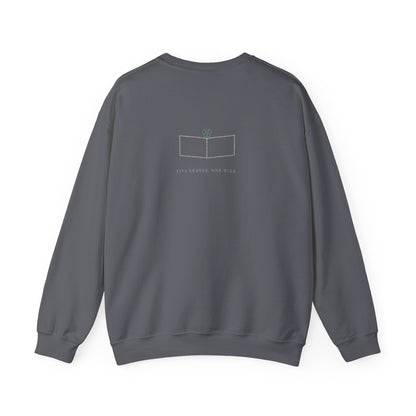 Five Leaf Kanji Crewneck Sweatshirt | Inspired by Asta from Black Clover