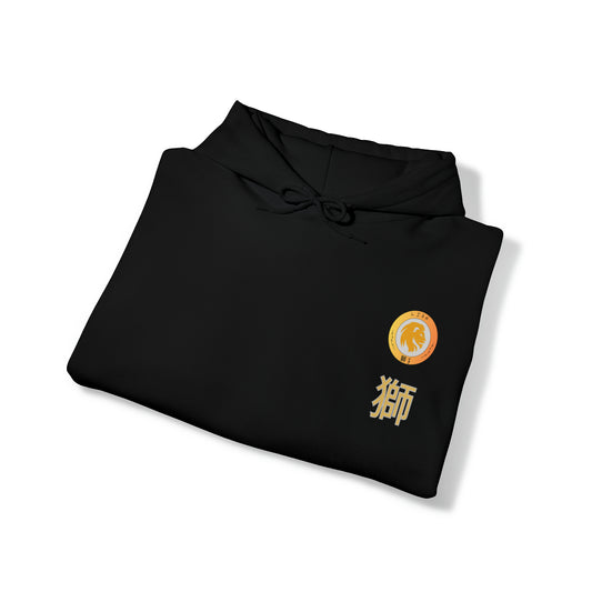 Lion Crest Kanji Unisex Heavy Blend™ Hooded Sweatshirt