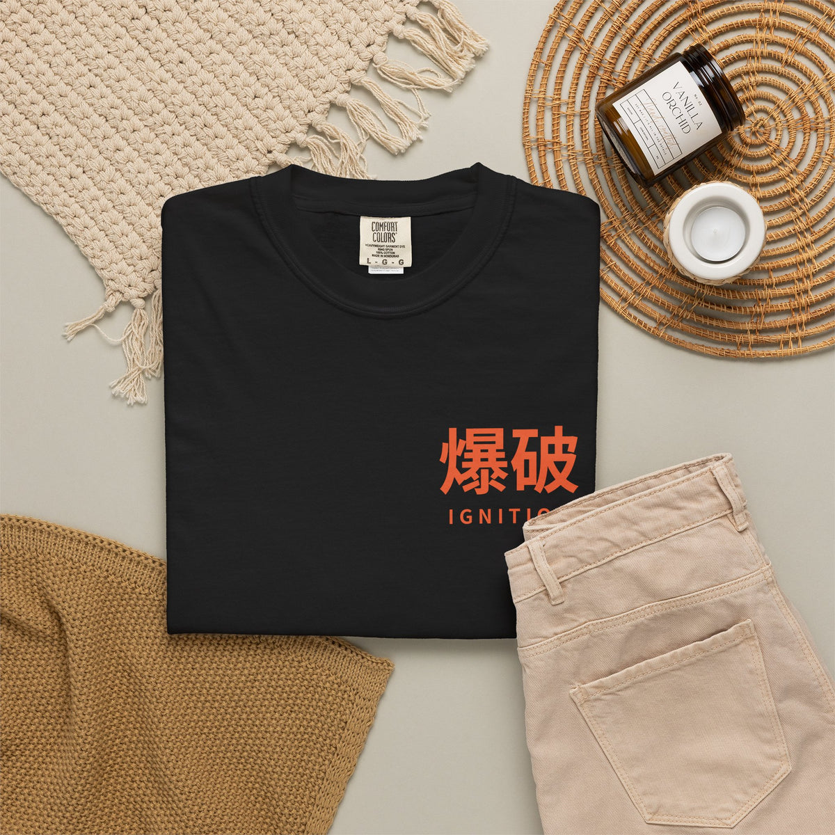 Ignition Kanji Anime Tee | Explosion Japanese Streetwear