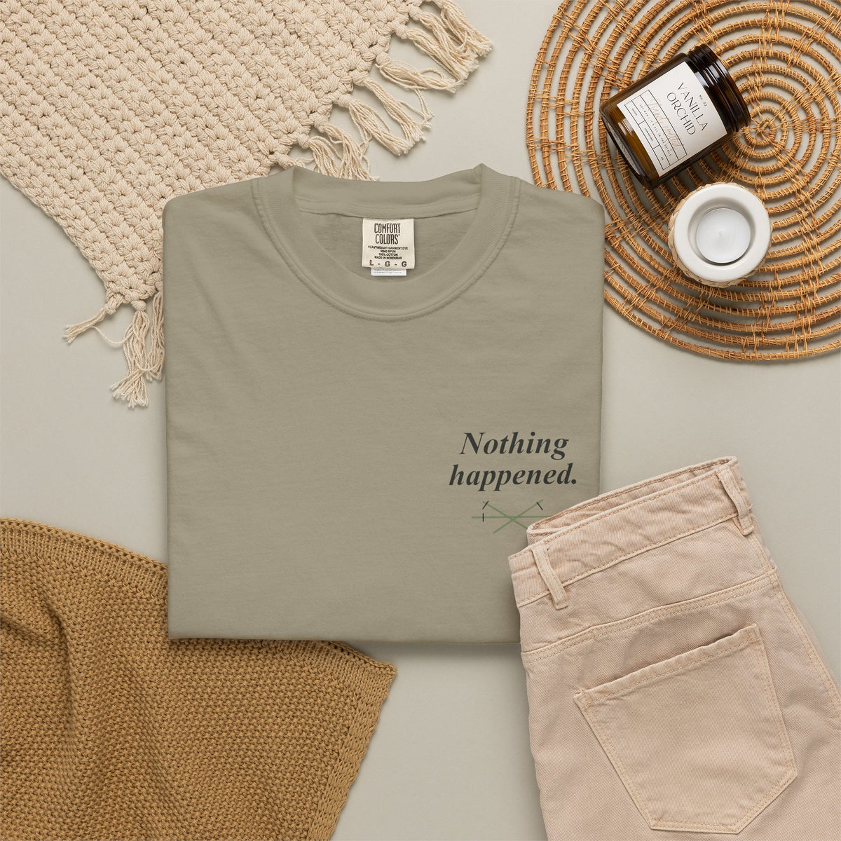 Nothing Happened Anime Quote Tee | Pirate Japanese Streetwear