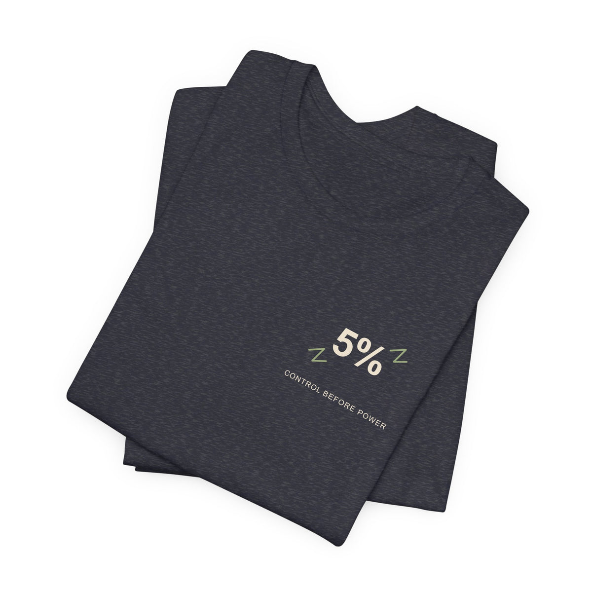 Five Percent Minimalist Anime Soft Tee | Hero Academy Japanese Streetwear