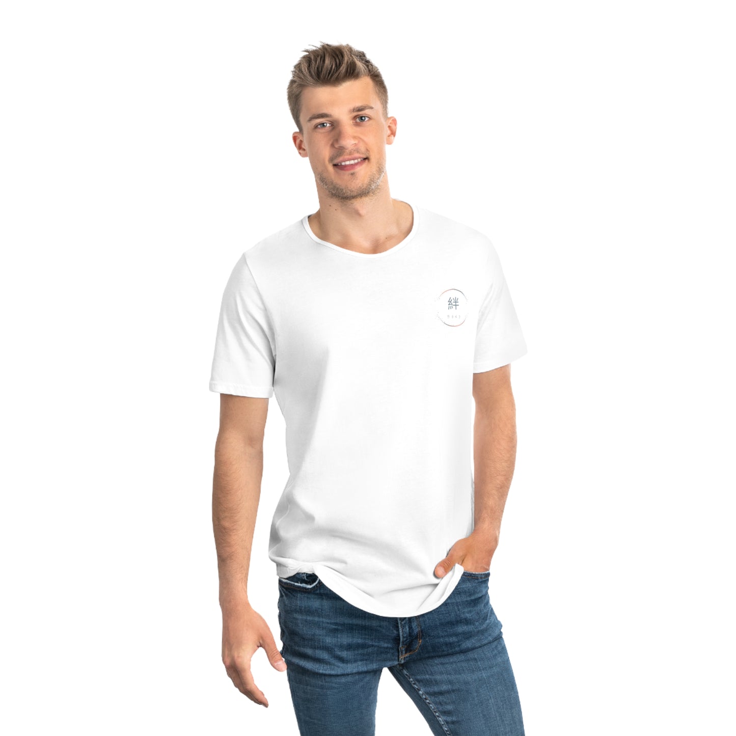 Bond Kanji Men's Jersey Curved Hem Tee Shirt