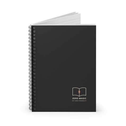 Zero Magic Spiral Notebook | Inspired by Asta from Black Clover