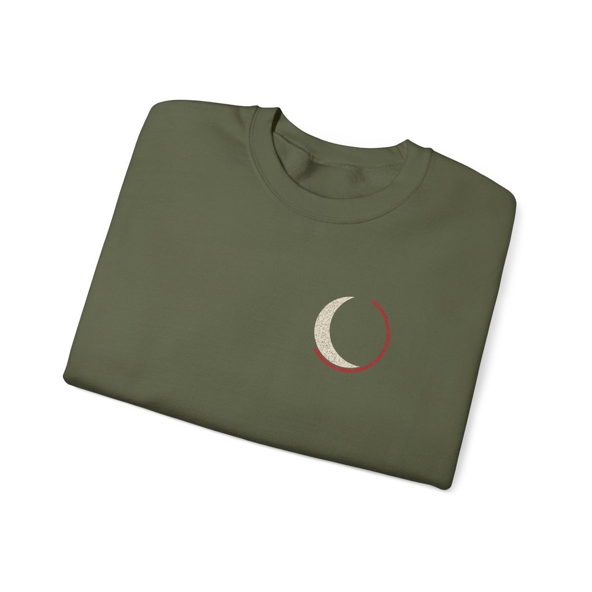 Black Moon Minimalist Crewneck Sweatshirt | Inspired by Ichigo Kurosaki from Bleach