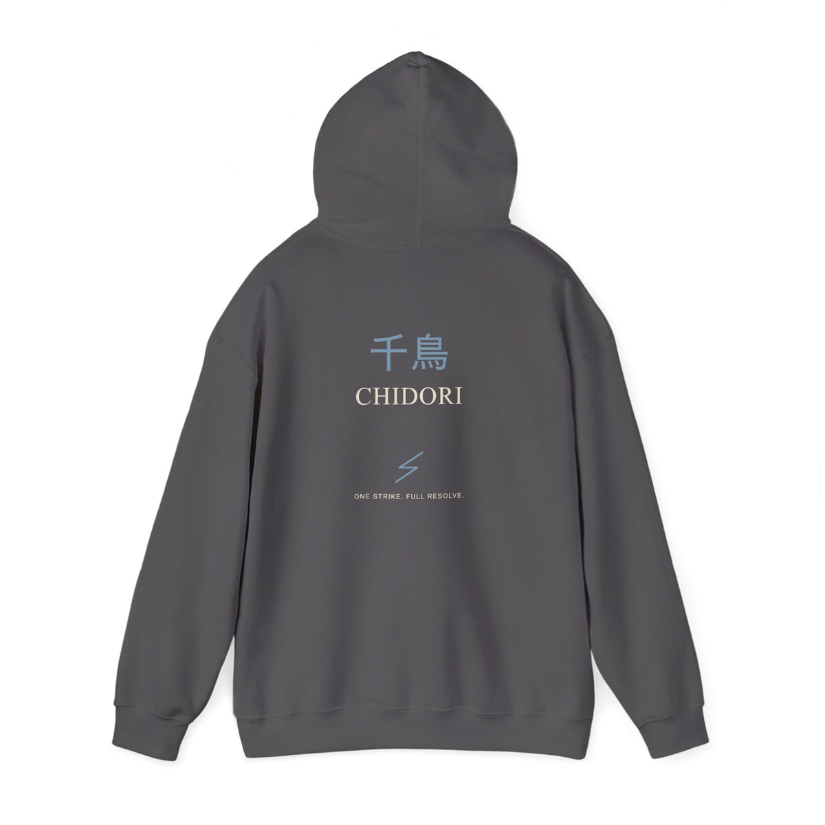 Thunder Strike Kanji Anime Hoodie | Ninja Japanese Streetwear