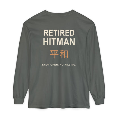 Off Duty Kanji Long Sleeve Tee | Inspired by Taro Sakamoto from Sakamoto Days