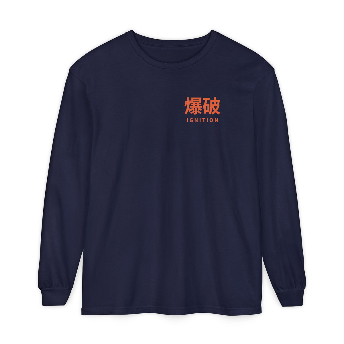 Ignition Kanji Anime Long Sleeve Tee | Explosion Japanese Streetwear