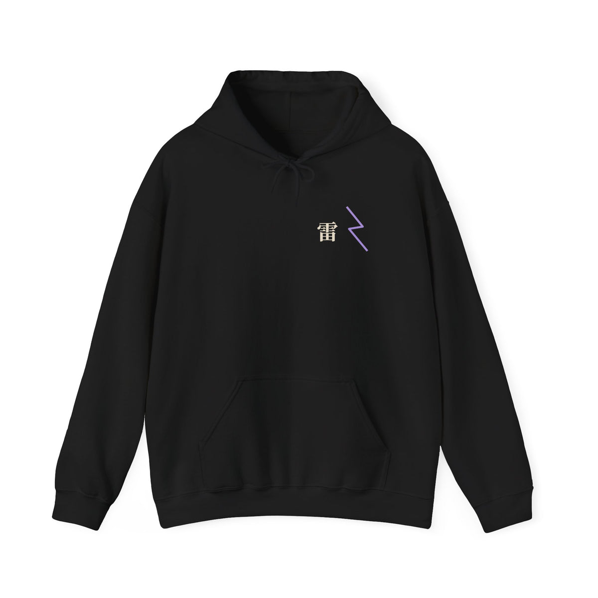 Storm Flame Kanji Anime Hoodie | Clan Crest Japanese Streetwear