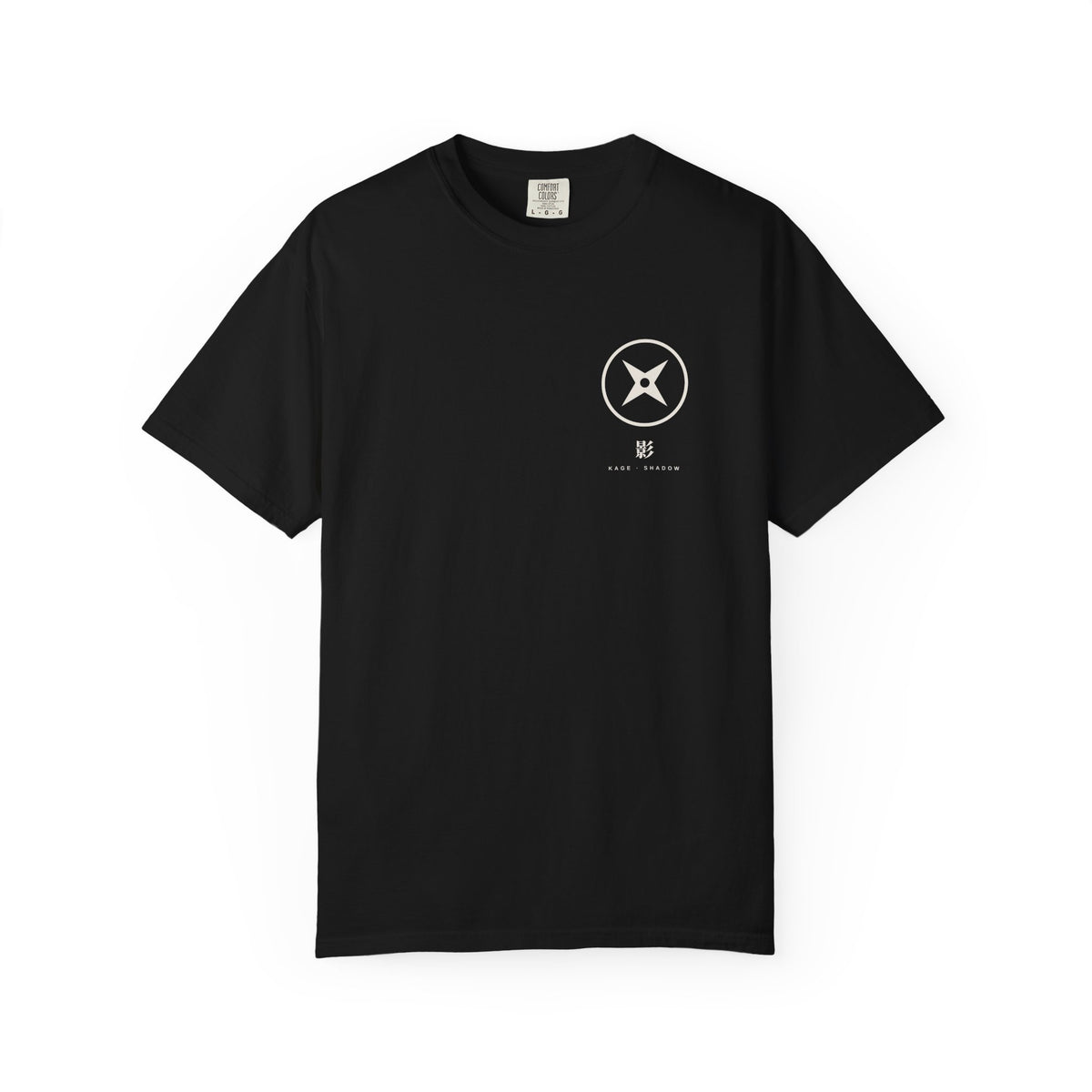 Kage Shadow Star Anime Tee | Minimalist Shinobi Streetwear Shirt