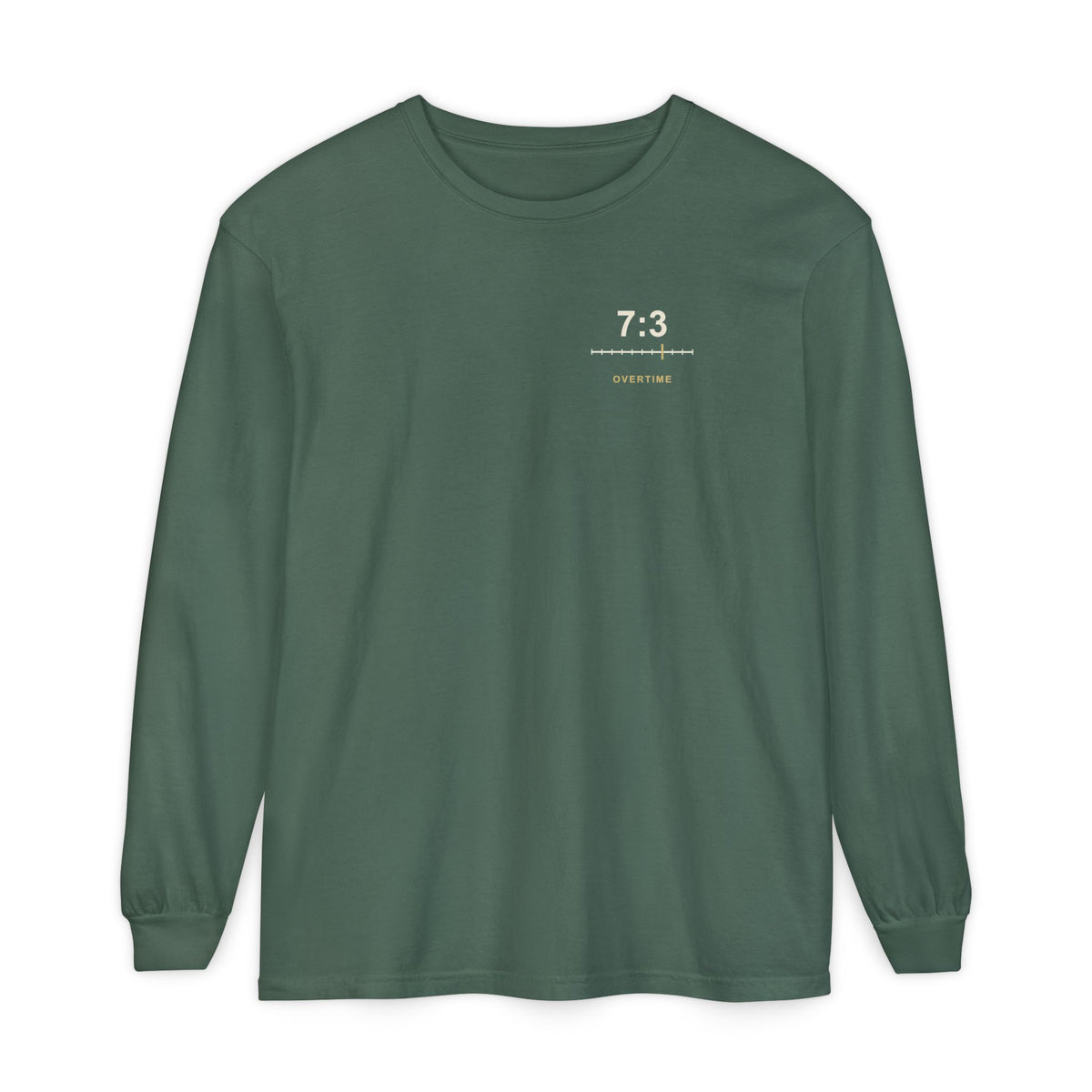 Overtime Ratio Minimalist Anime Long Sleeve Tee | Sorcerer Japanese Streetwear