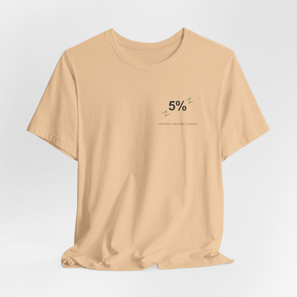 Five Percent Minimalist Anime Soft Tee | Hero Academy Japanese Streetwear