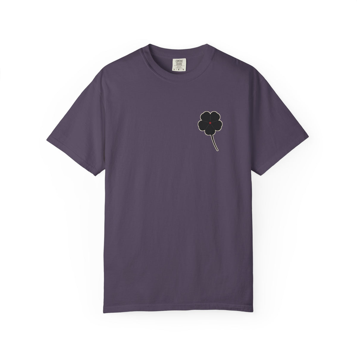 Black Clover Leaf Minimalist Heavyweight Tee | Inspired by Asta from Black Clover