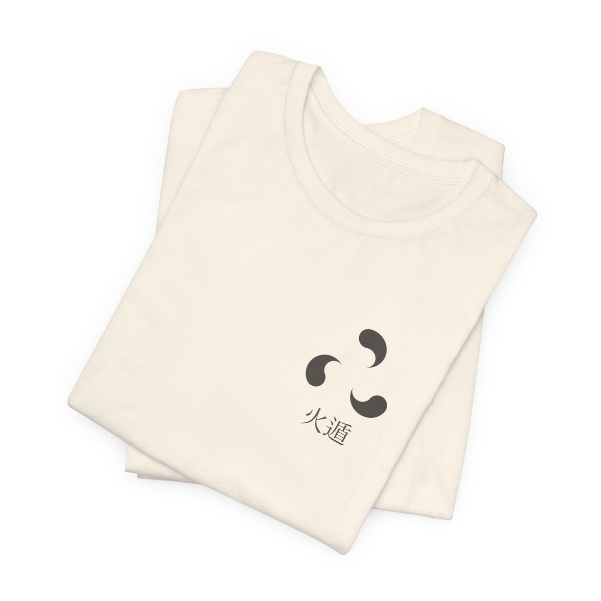 Ember Legacy Minimalist Anime Soft Tee | Fire Release Kanji Japanese Streetwear