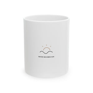 Water Becomes Sun Ceramic Mug | Inspired by Tanjiro Kamado from Demon Slayer