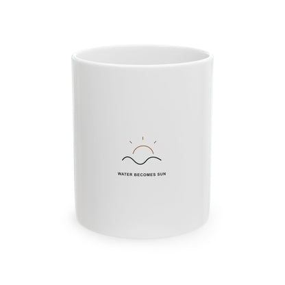 Water Becomes Sun Ceramic Mug | Inspired by Tanjiro Kamado from Demon Slayer