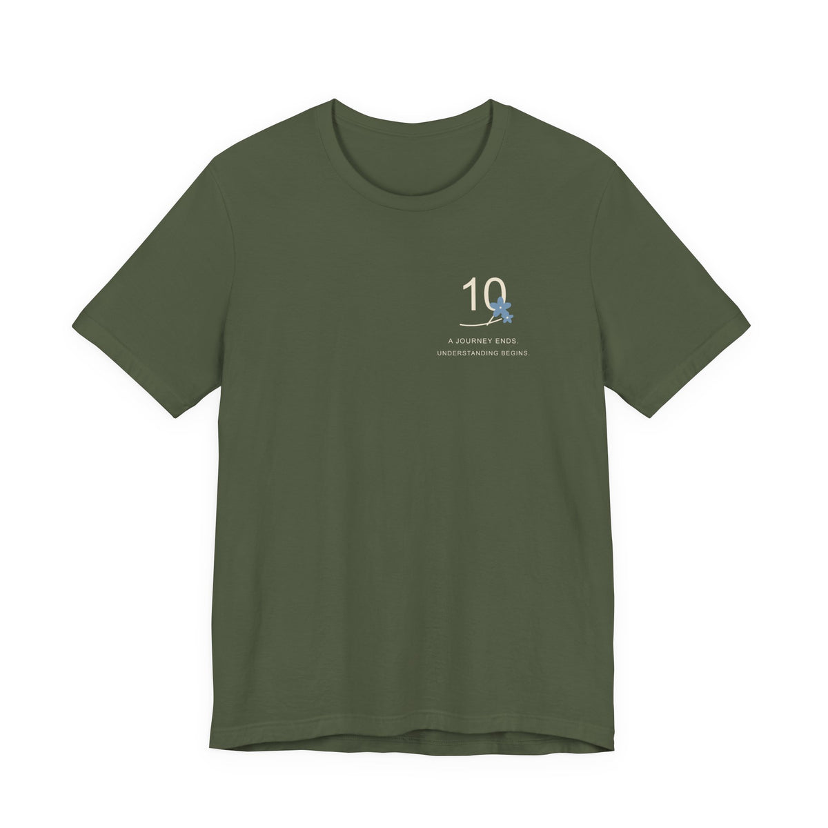 Ten Years, Still Learning Minimalist Anime Soft Tee | Mage Journey Japanese Streetwear