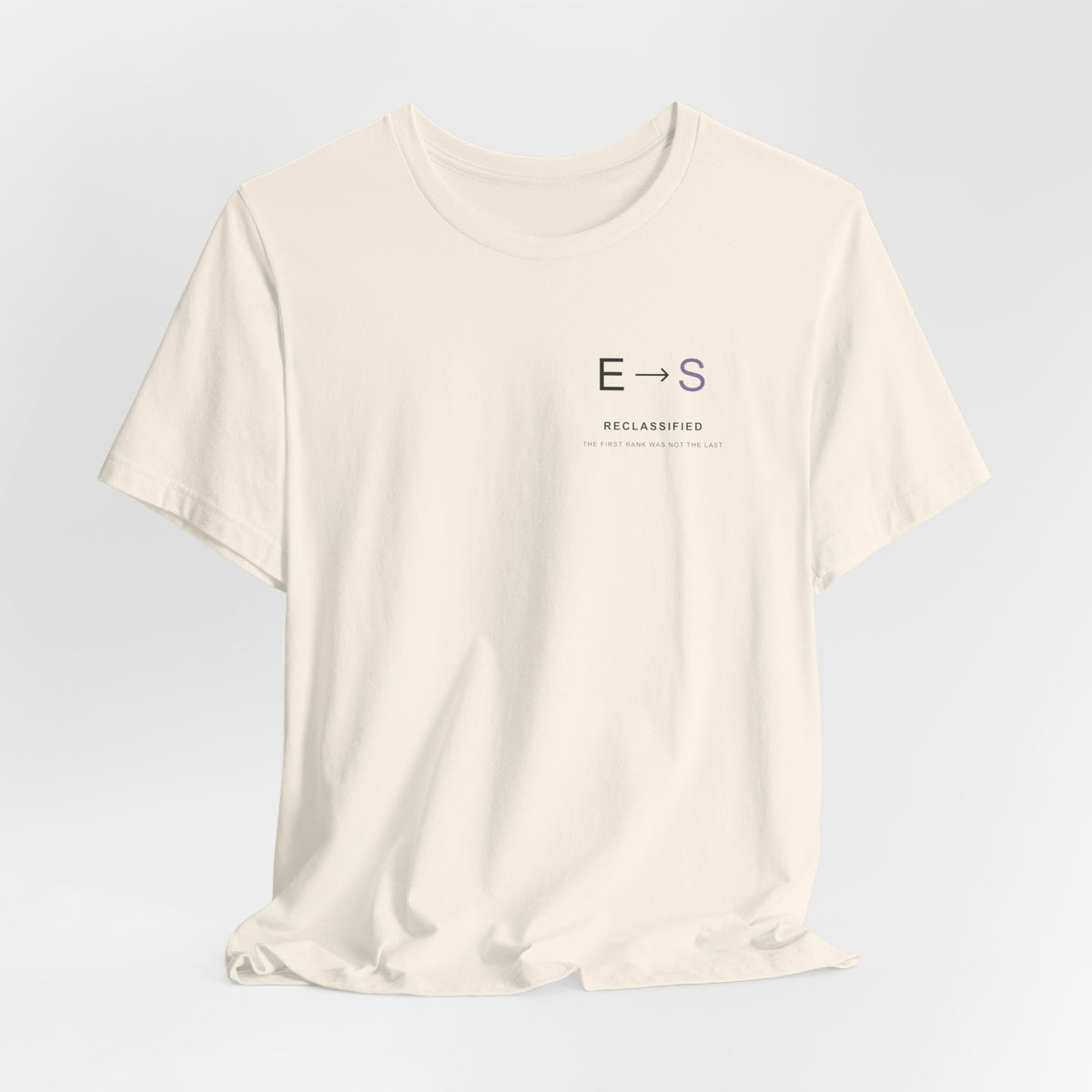 Reclassified Minimalist Anime Soft Tee | Shadow Rank Gym Japanese Streetwear