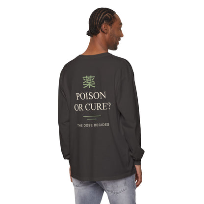 The Dose Makes Kanji Long Sleeve Tee | Inspired by Maomao from The Apothecary Diaries