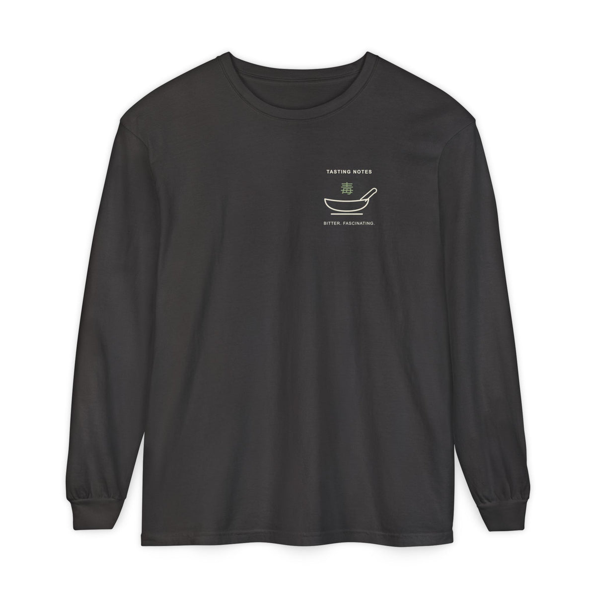 Tasting Notes Minimalist Long Sleeve Tee | Inspired by Maomao from The Apothecary Diaries