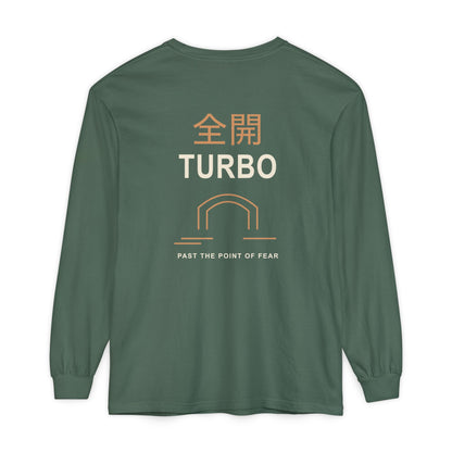 Tunnel Velocity Kanji Long Sleeve Tee | Inspired by Okarun from Dandadan