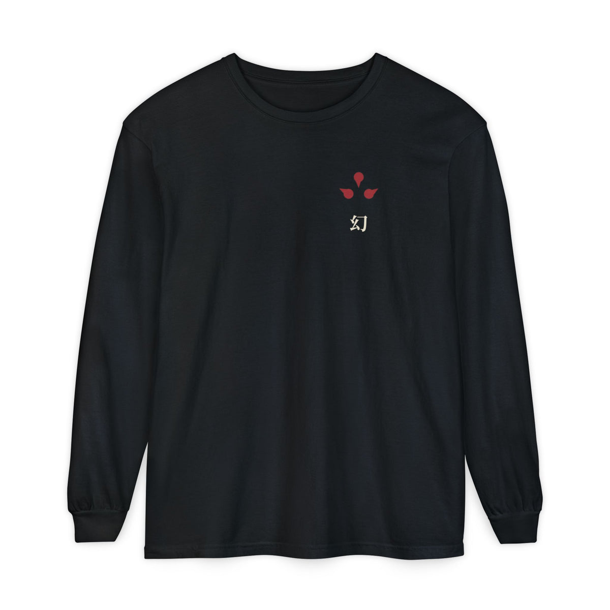 After Dark Kanji Anime Long Sleeve Tee | Clan Crest Japanese Streetwear