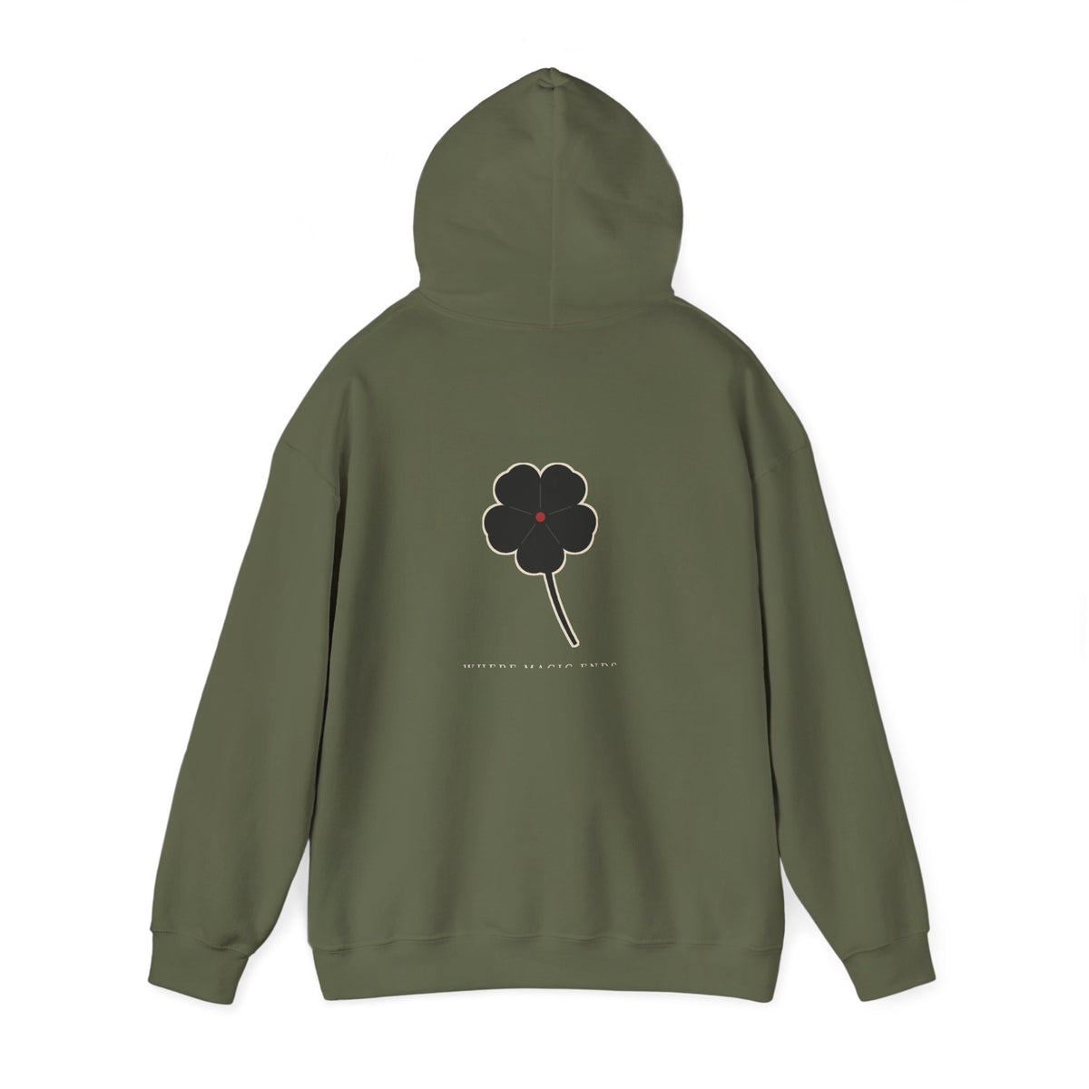 Black Clover Leaf Minimalist Hoodie | Inspired by Asta from Black Clover