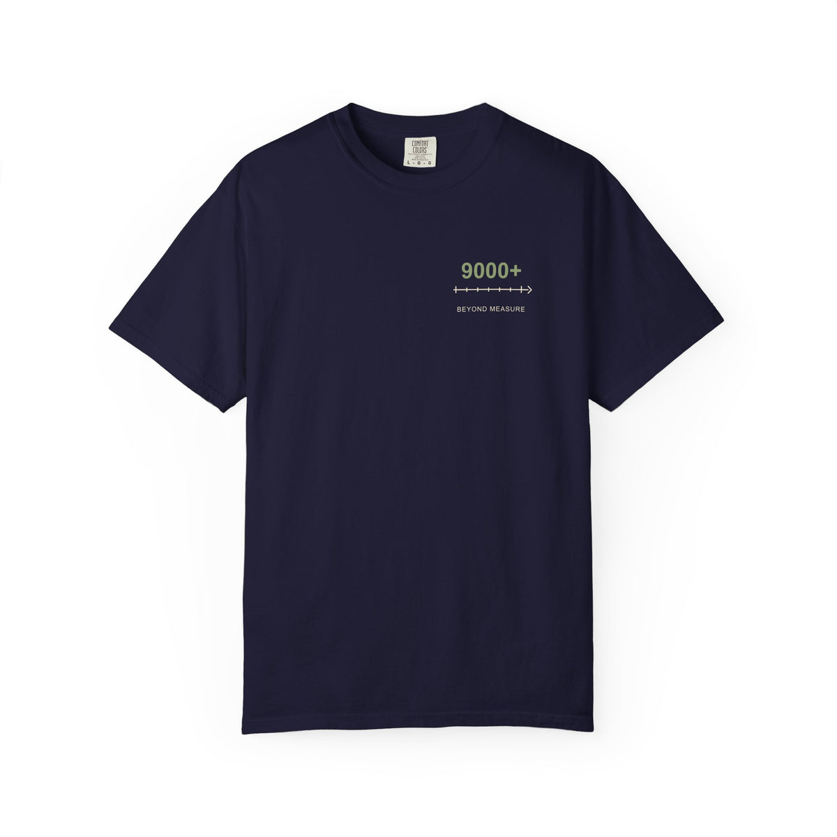 Beyond Measure Minimalist Anime Tee | Power Level Japanese Streetwear