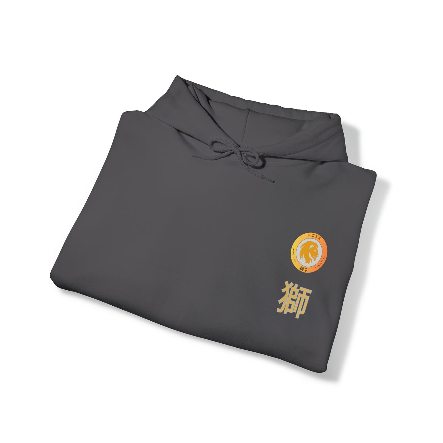 Lion Crest Kanji Unisex Heavy Blend™ Hooded Sweatshirt