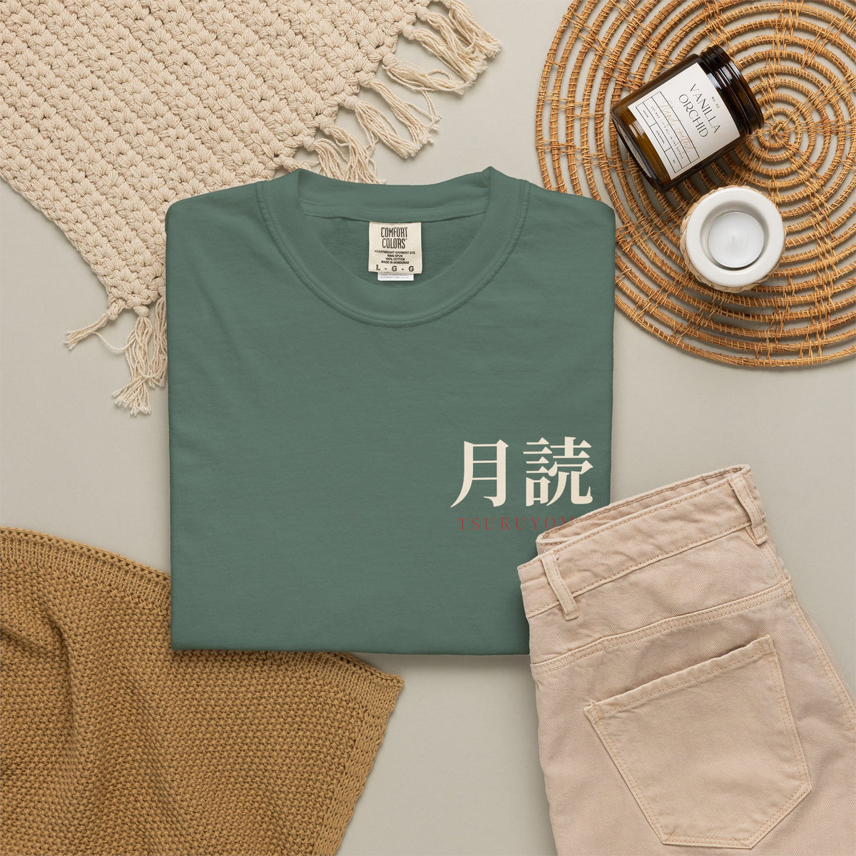 Silent Moon Kanji Anime Tee | Ninja Japanese Streetwear