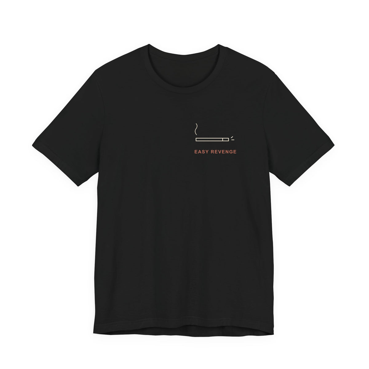 Easy Revenge Minimalist Anime Soft Tee | Devil Hunter Japanese Streetwear