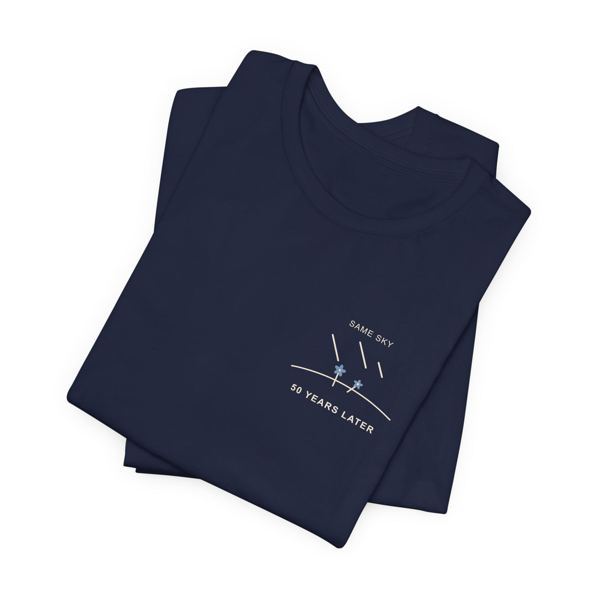 Same Sky Minimalist Anime Soft Tee | Mage Journey Japanese Streetwear