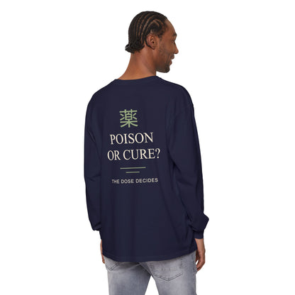 The Dose Makes Kanji Long Sleeve Tee | Inspired by Maomao from The Apothecary Diaries