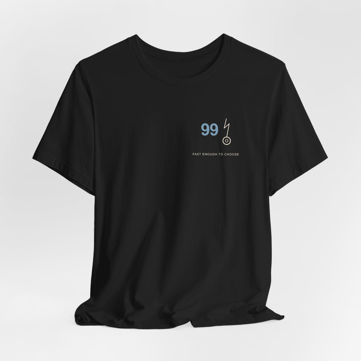 Ninety Nine Volts Minimalist Anime Soft Tee | Hunter Japanese Streetwear