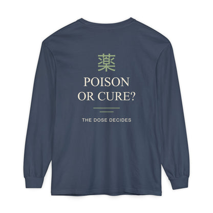 The Dose Makes Kanji Long Sleeve Tee | Inspired by Maomao from The Apothecary Diaries