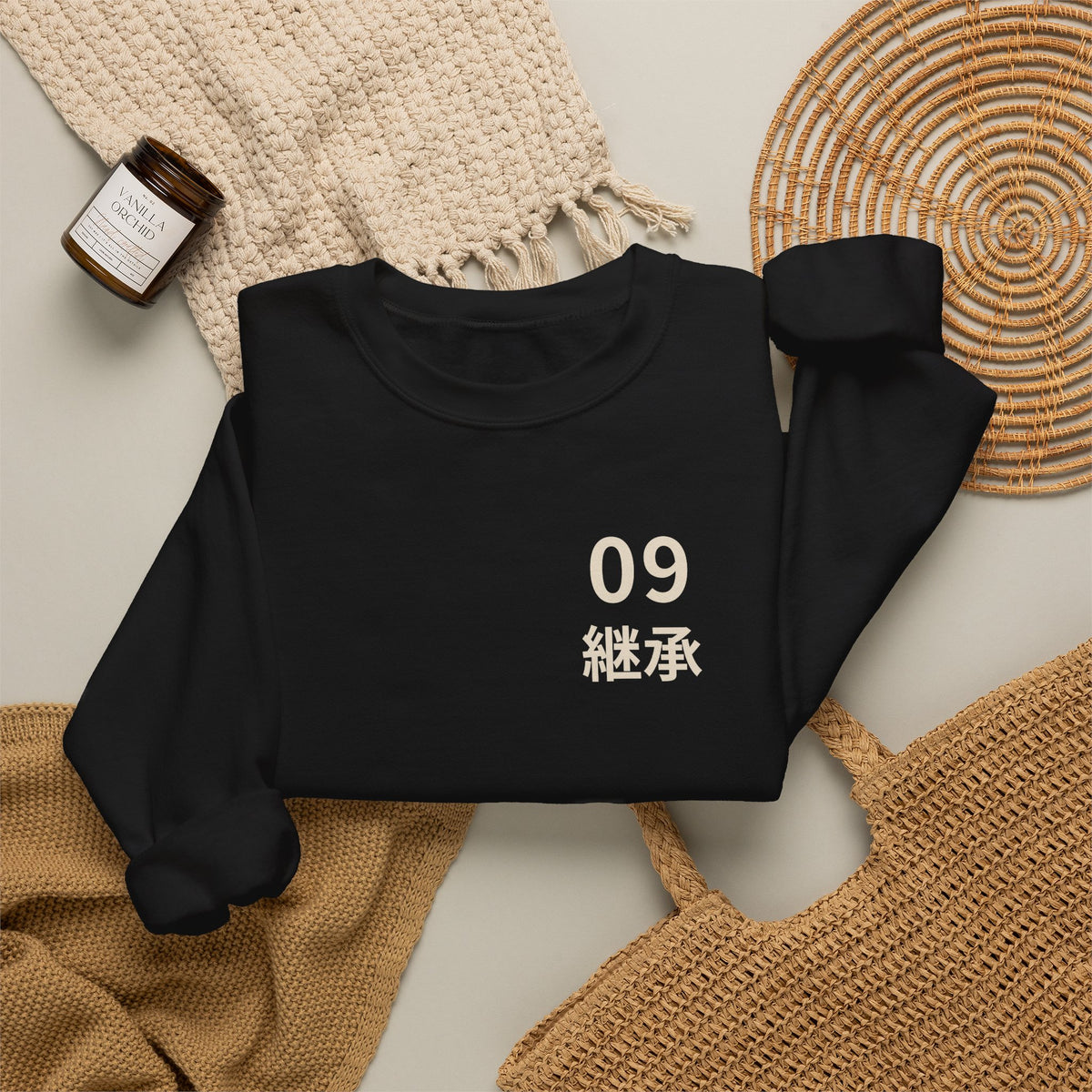 Ninth Kanji Anime Crewneck Sweatshirt | Successor Japanese Streetwear