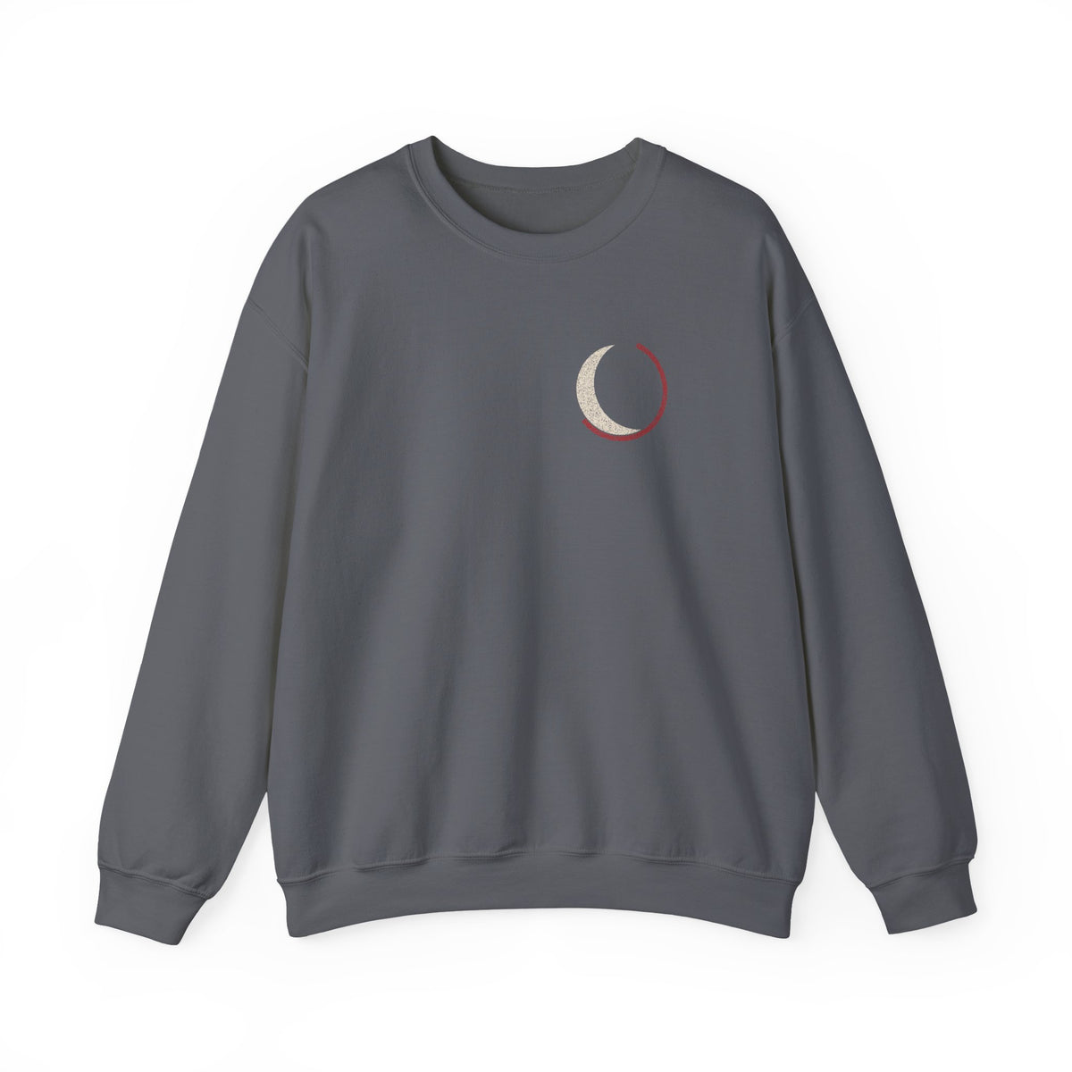 Black Moon Minimalist Crewneck Sweatshirt | Inspired by Ichigo Kurosaki from Bleach
