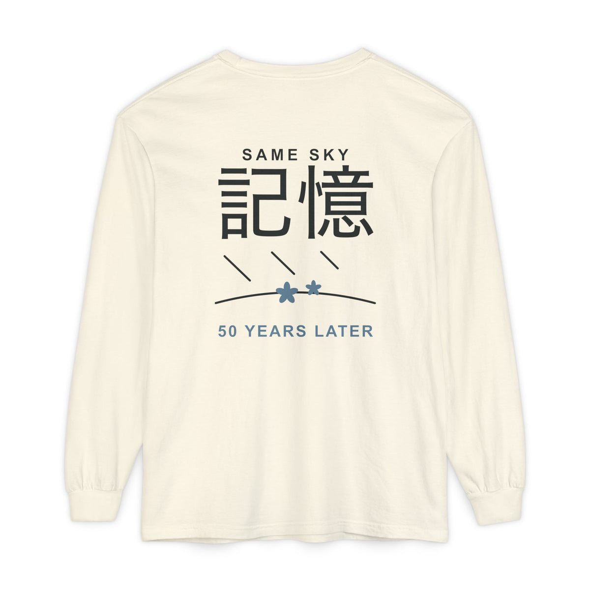 Memory of the Sky Kanji Long Sleeve Tee | Inspired by Frieren and Himmel from Frieren