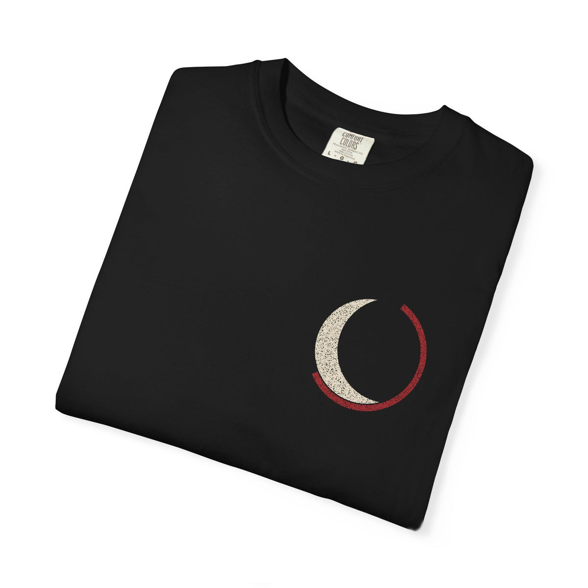 Black Moon Minimalist Anime Tee | Soul Sword Japanese Streetwear