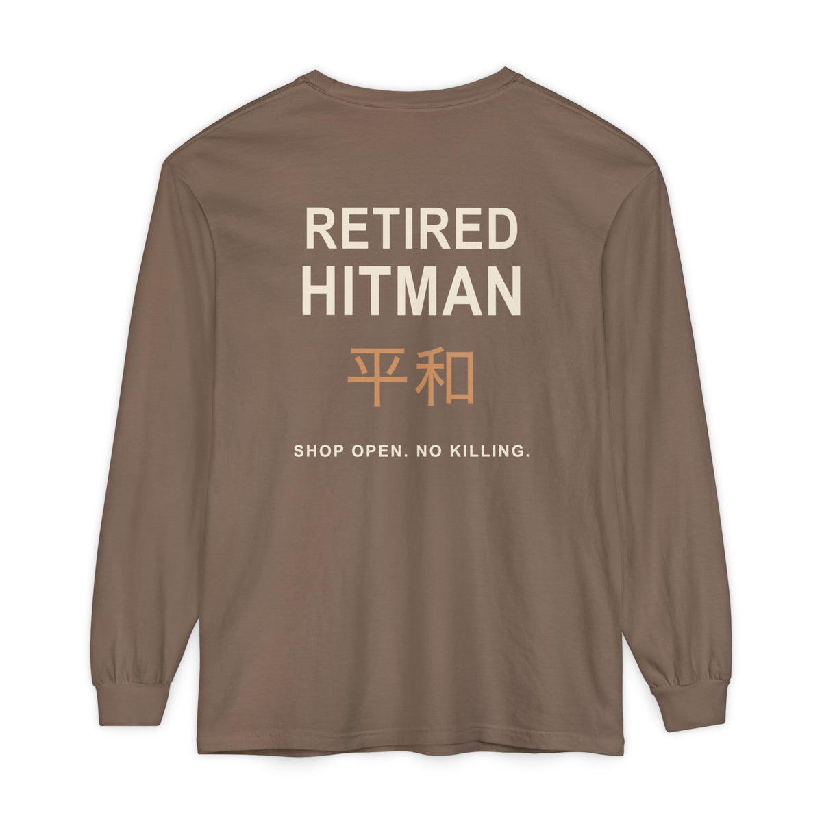 Off Duty Kanji Long Sleeve Tee | Inspired by Taro Sakamoto from Sakamoto Days