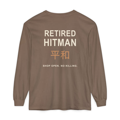 Off Duty Kanji Long Sleeve Tee | Inspired by Taro Sakamoto from Sakamoto Days