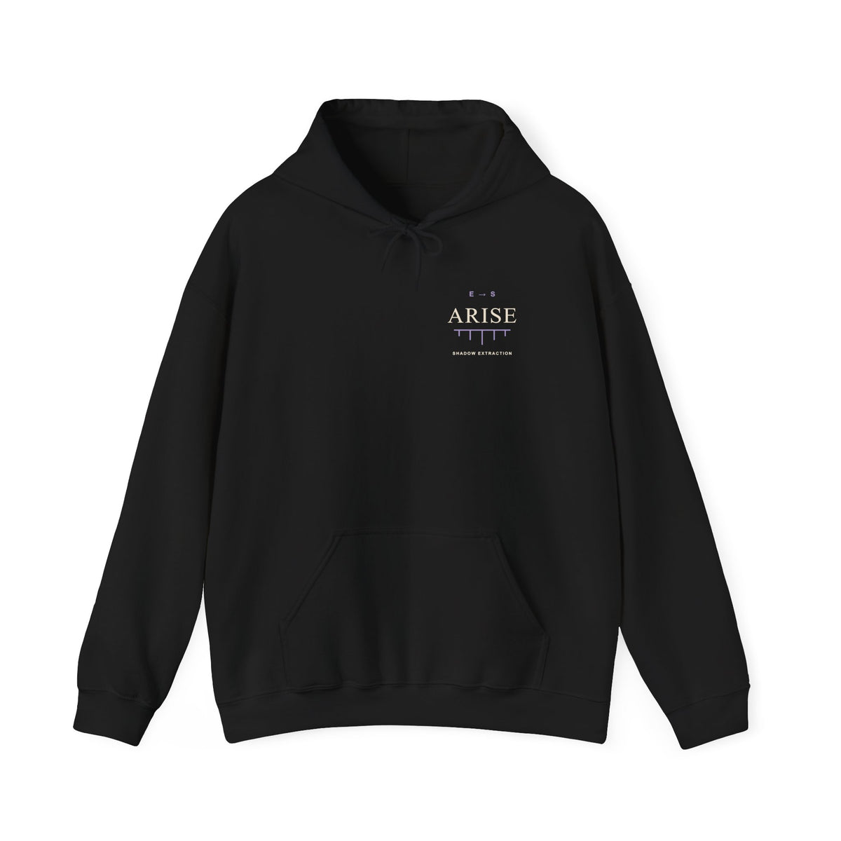 Arise Rank Anime Quote Hoodie | Shadow Rank Gym Japanese Streetwear