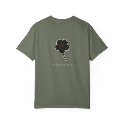 Black Clover Leaf Minimalist Heavyweight Tee | Inspired by Asta from Black Clover