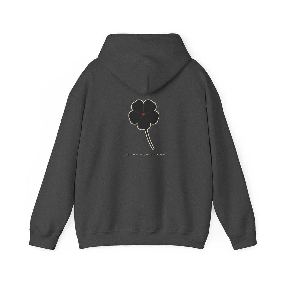 Black Clover Leaf Minimalist Hoodie | Inspired by Asta from Black Clover