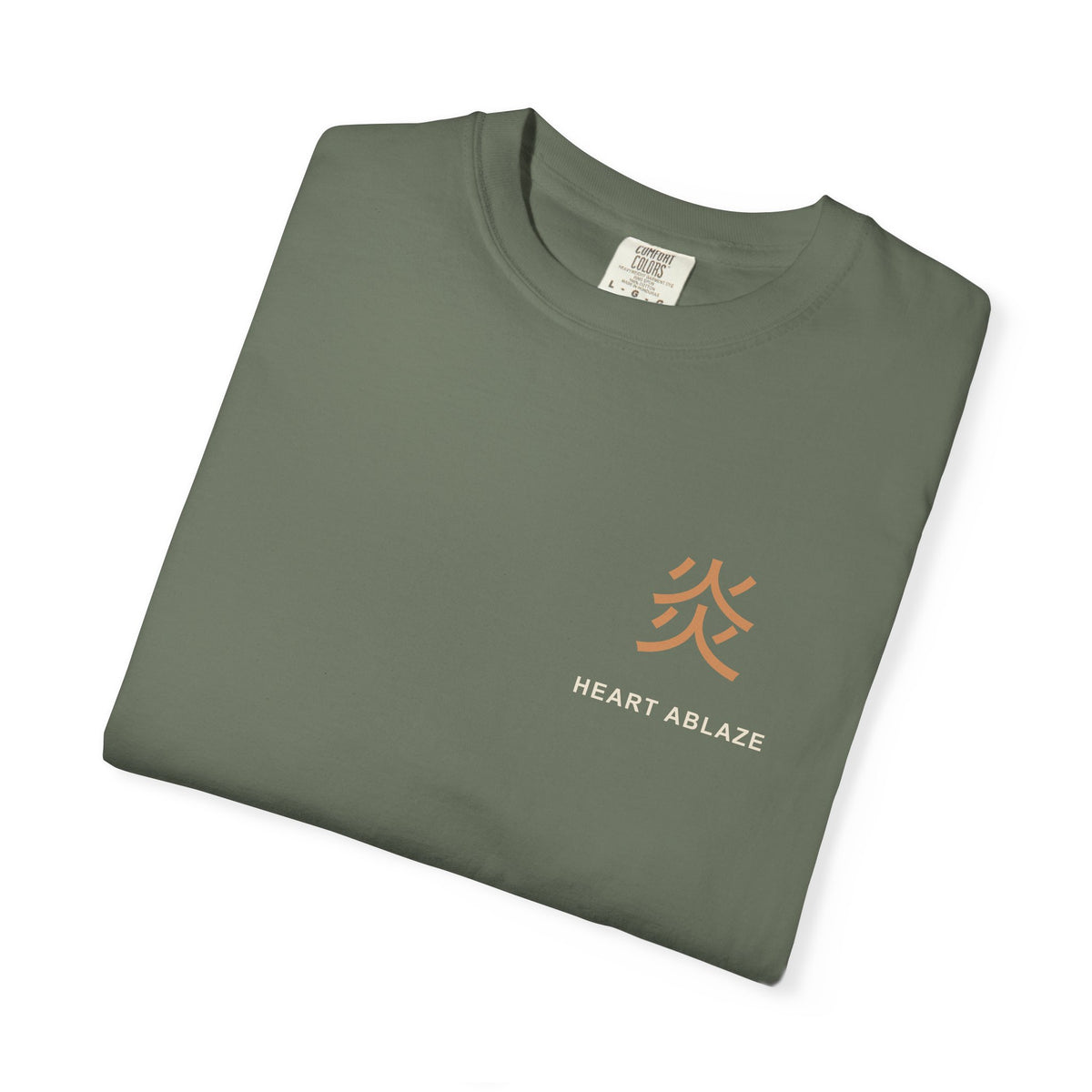 Burning Resolve Kanji Anime Tee | Demon Hunter Japanese Streetwear