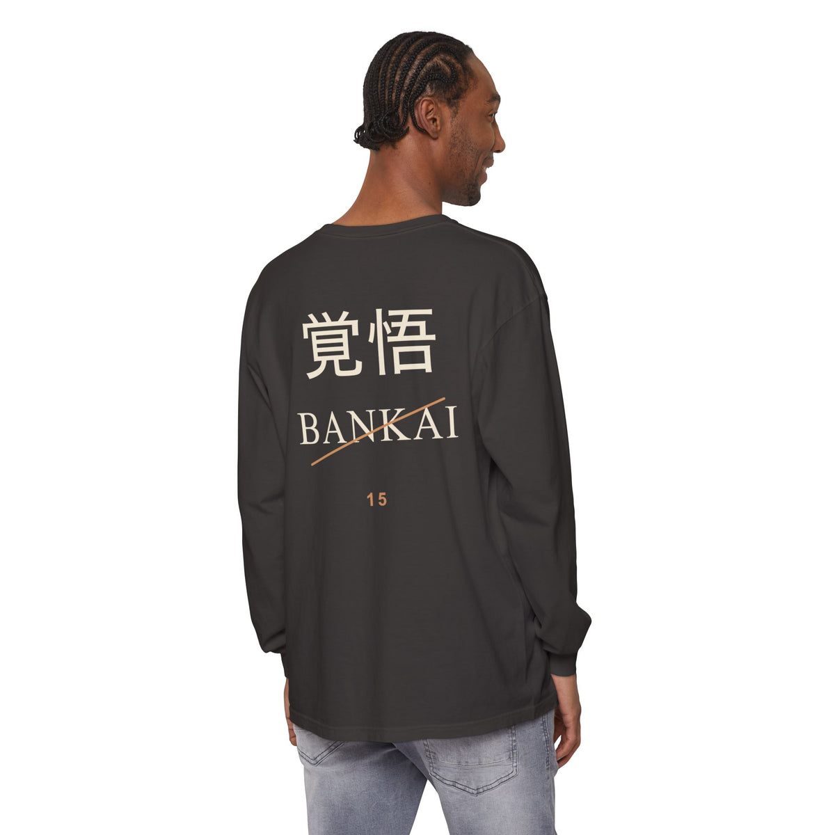 Resolve and Release Kanji Long Sleeve Tee | Inspired by Ichigo Kurosaki from Bleach