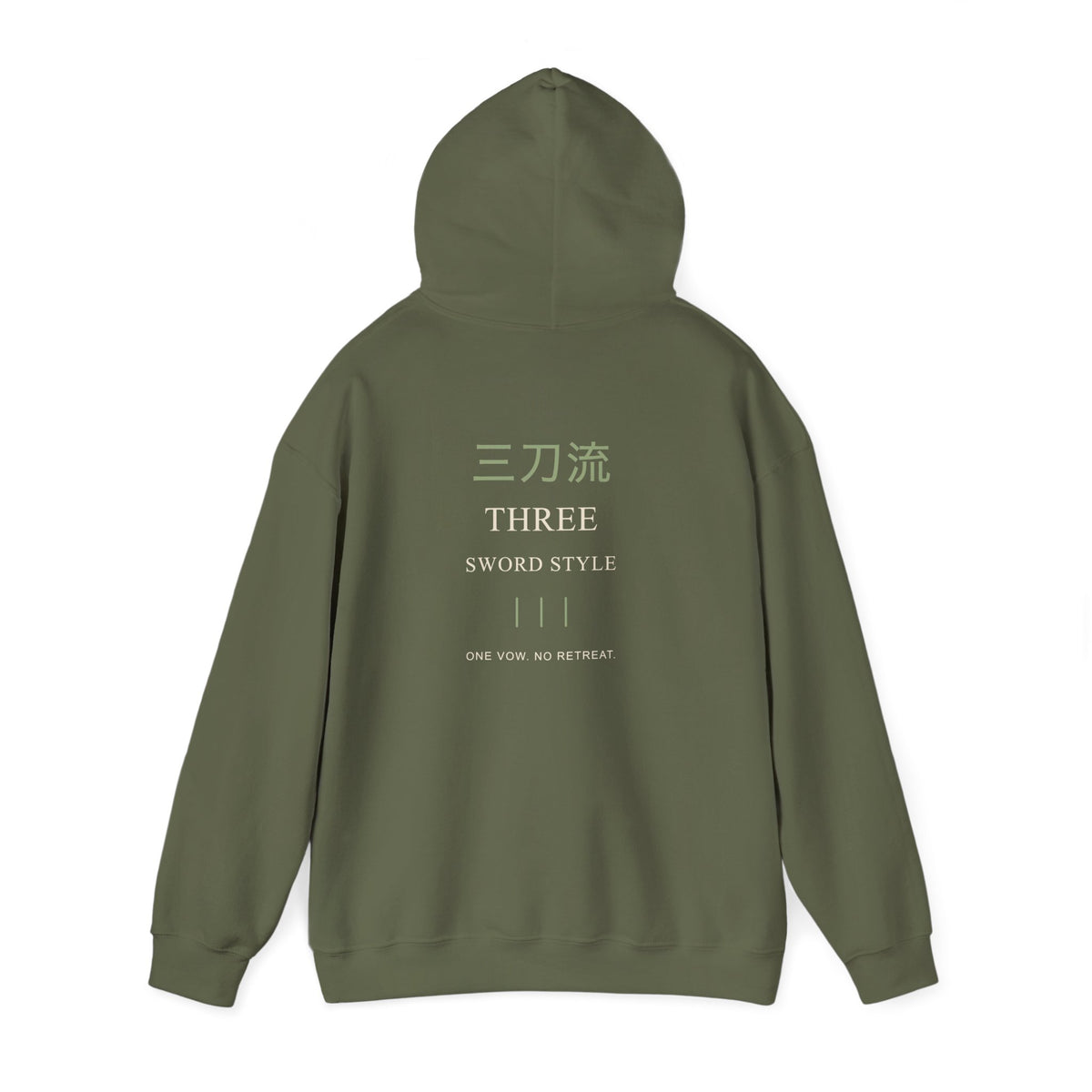 Threefold Vow Kanji Anime Hoodie | Pirate Japanese Streetwear