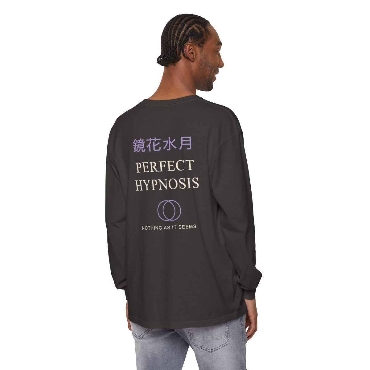 Perfect Illusion Kanji Long Sleeve Tee | Inspired by Sosuke Aizen from Bleach