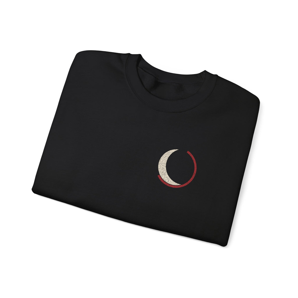 Black Moon Minimalist Crewneck Sweatshirt | Inspired by Ichigo Kurosaki from Bleach