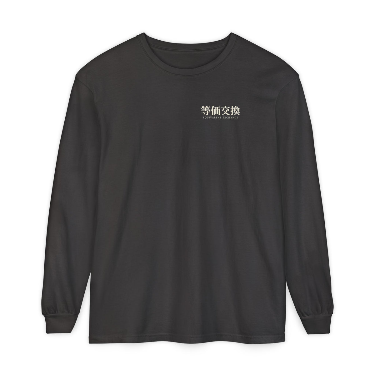 Exchange Workshop Kanji Anime Long Sleeve Tee | Alchemy Japanese Streetwear