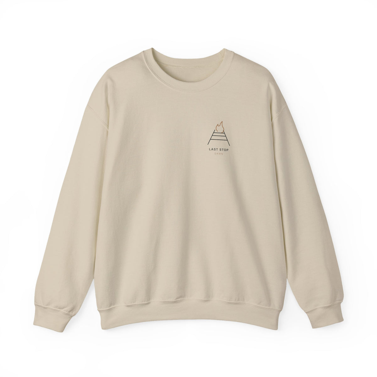 Last Stop Dawn Minimalist Anime Crewneck Sweatshirt | Demon Hunter Japanese Streetwear